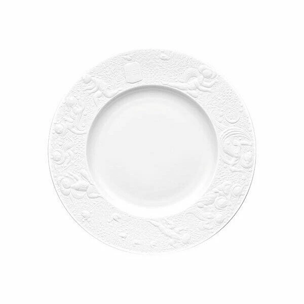 Rosenthal Frühstücksteller 19 Cm Zauberflöte Weiß 3 Rosenthal Frühstücksteller 19 Cm Zauberflöte Weiß