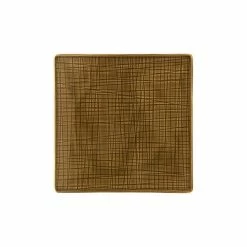 Rosenthal Teller 17 Cm X 17 Cm Quadratisch Mesh Walnut